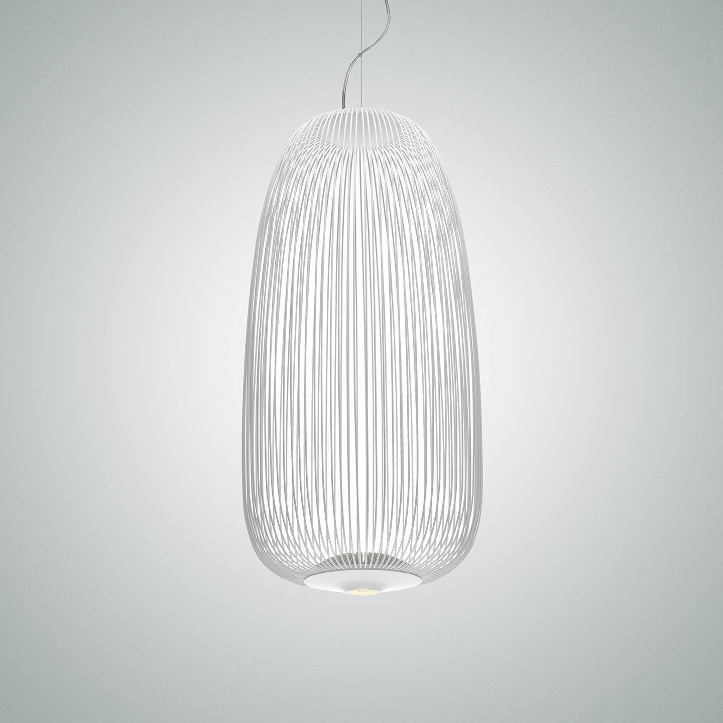 Aero Lightweight Spokes Cage Pendant Light - Neutral Decor