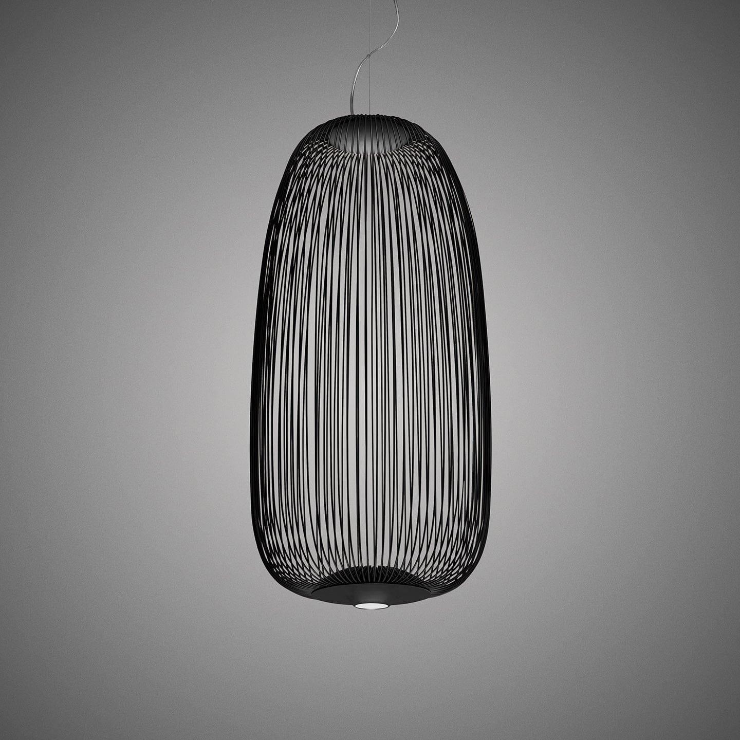 Aero Lightweight Spokes Cage Pendant Light - Neutral Decor
