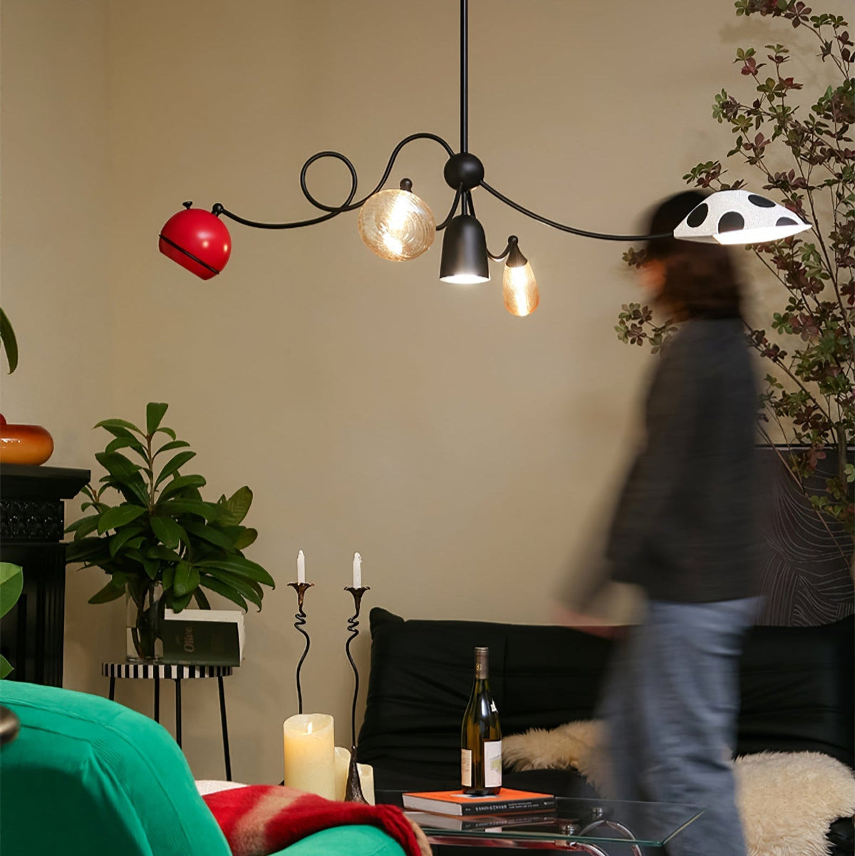PlayfulGlass Modular Glass Pendant Light
