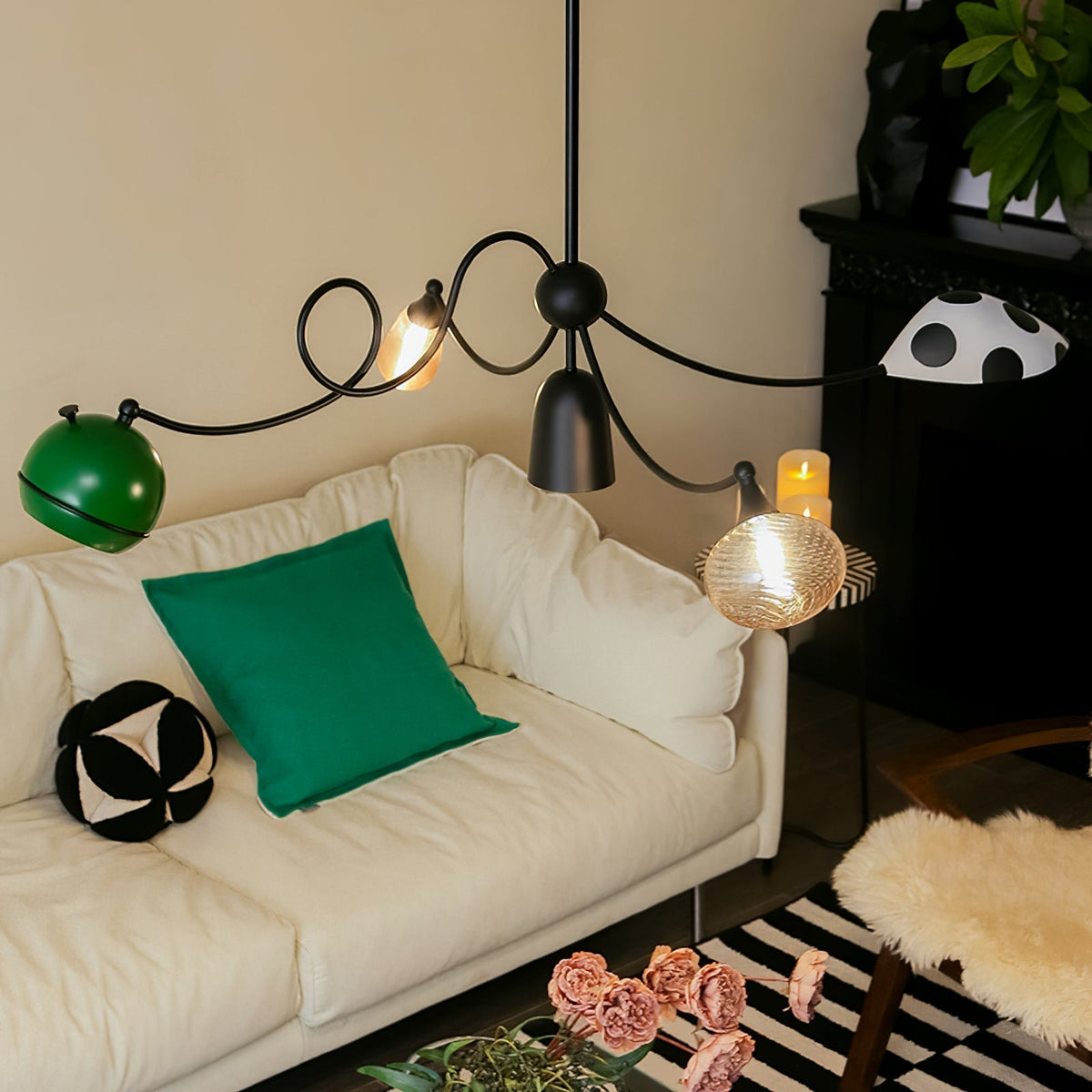 PlayfulGlass Modular Glass Pendant Light