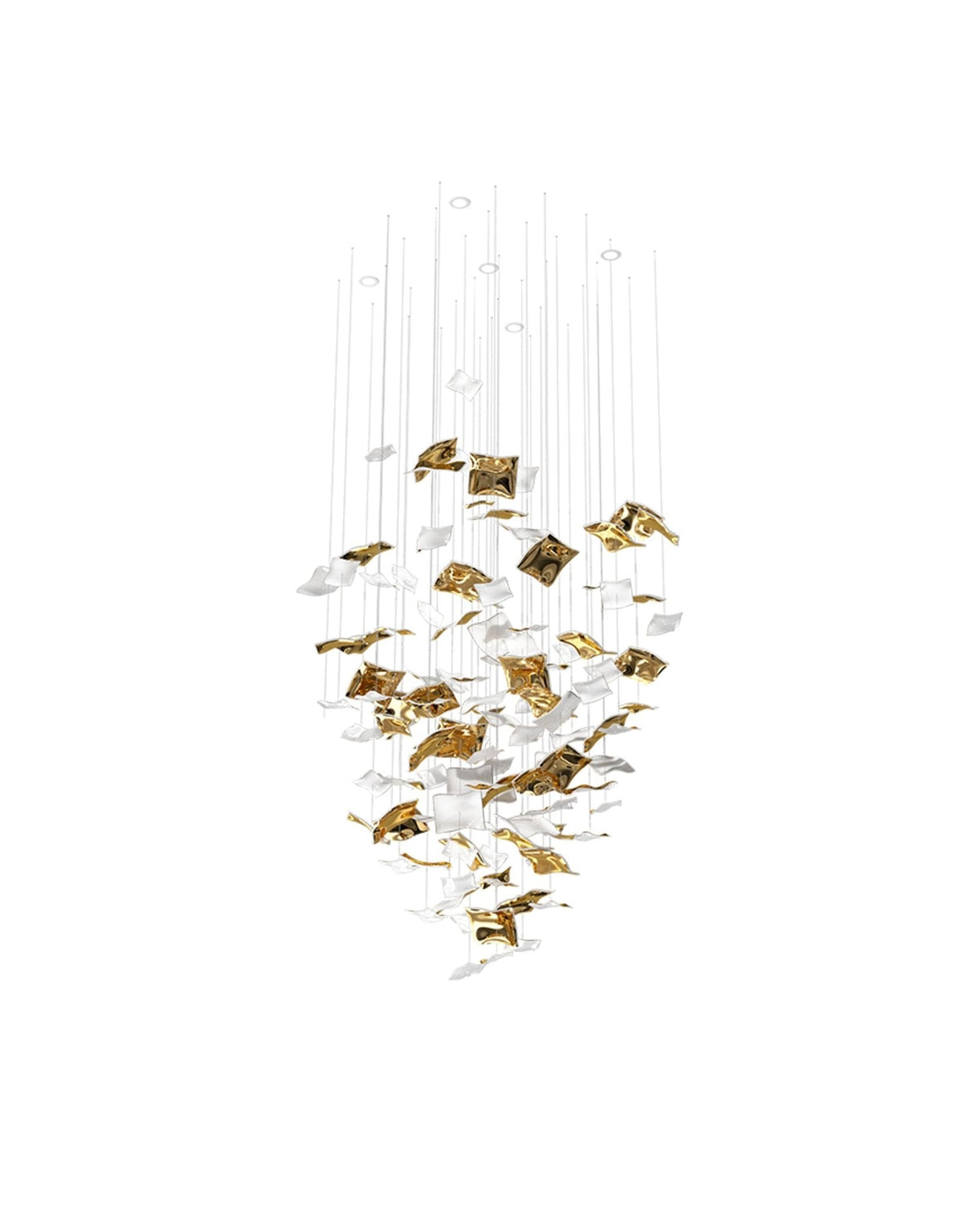 Viliros Glass Spiral Pendant Light