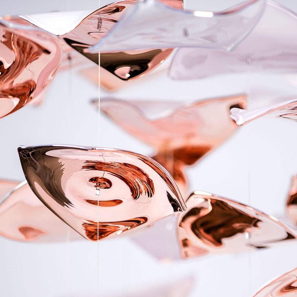 Viliros Glass Spiral Pendant Light