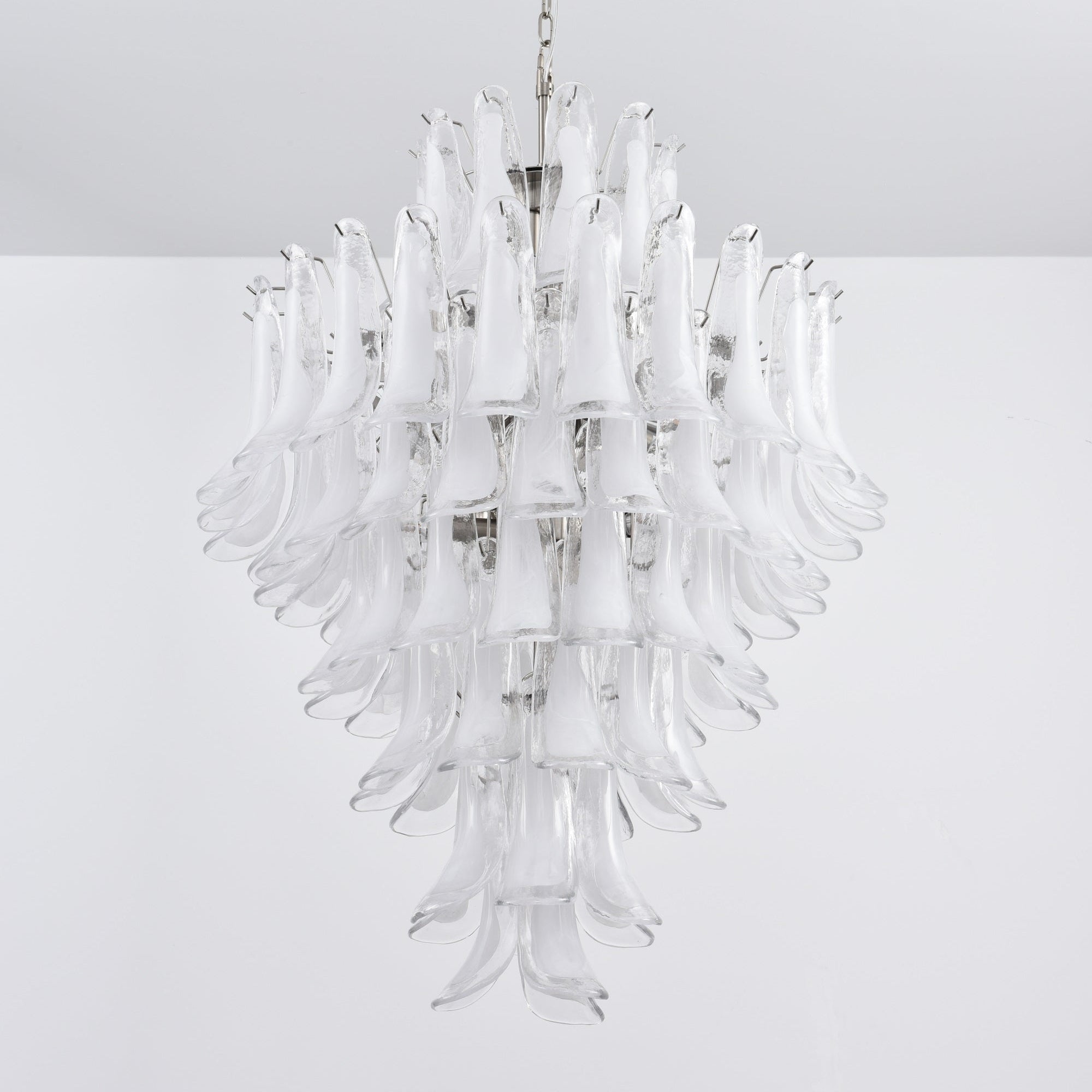 Eirivine Chandelier White Cloud Glass Petals