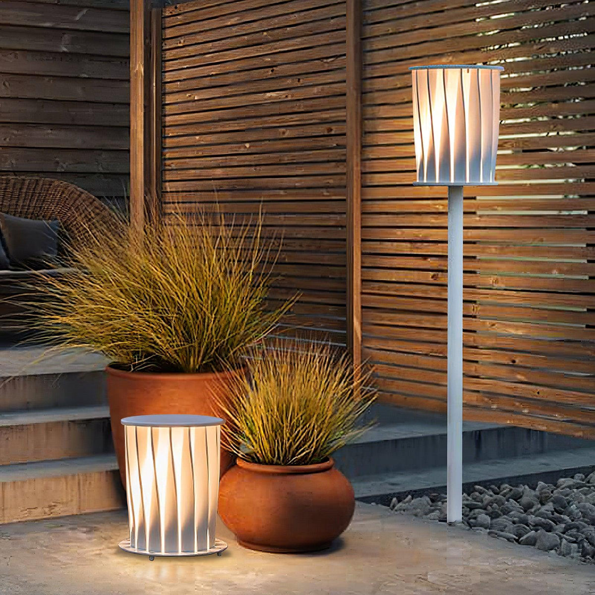 Flare Modern Aluminum Outdoor Light