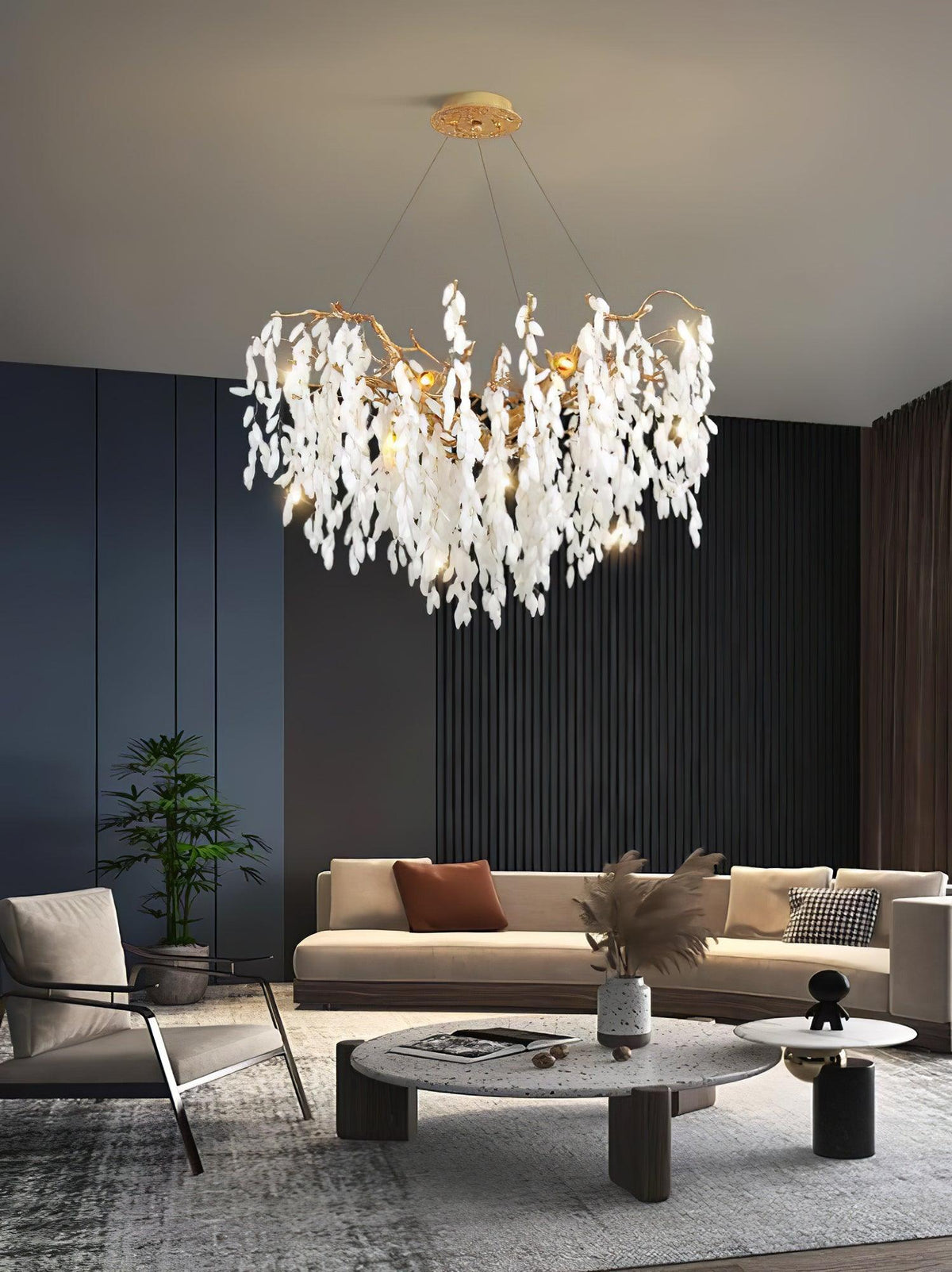 Florealis Cascading Crystal Chandelier