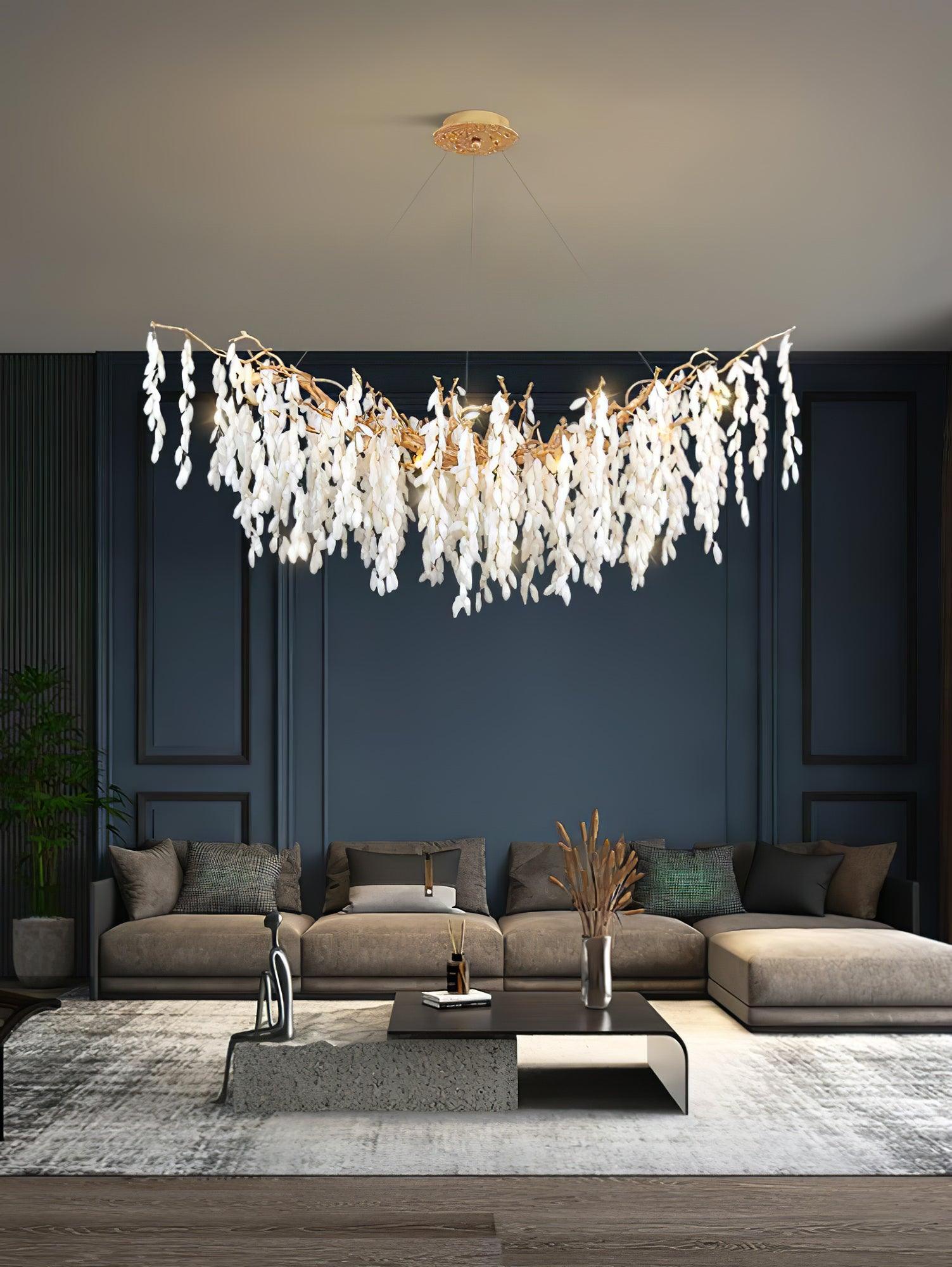 Florealis Cascading Crystal Chandelier