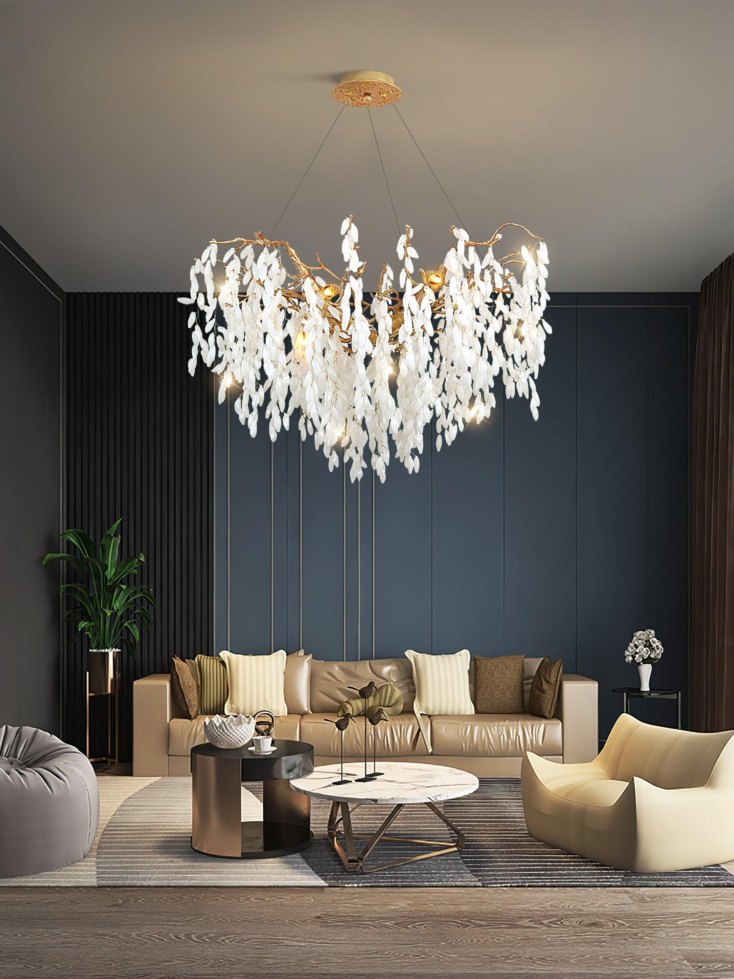 Florealis Cascading Crystal Chandelier