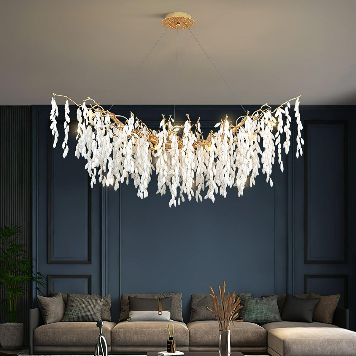 Florealis Cascading Crystal Chandelier