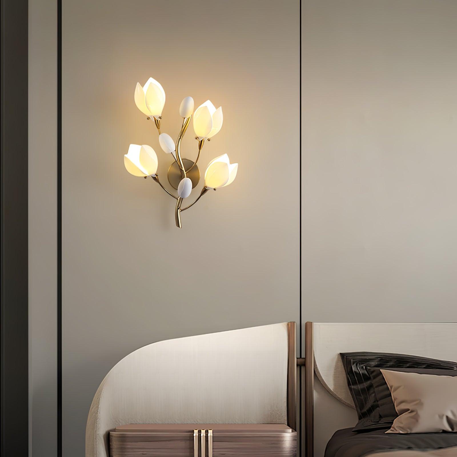 Dirixa Magnolia Elegance Ceramic Wall Lamp