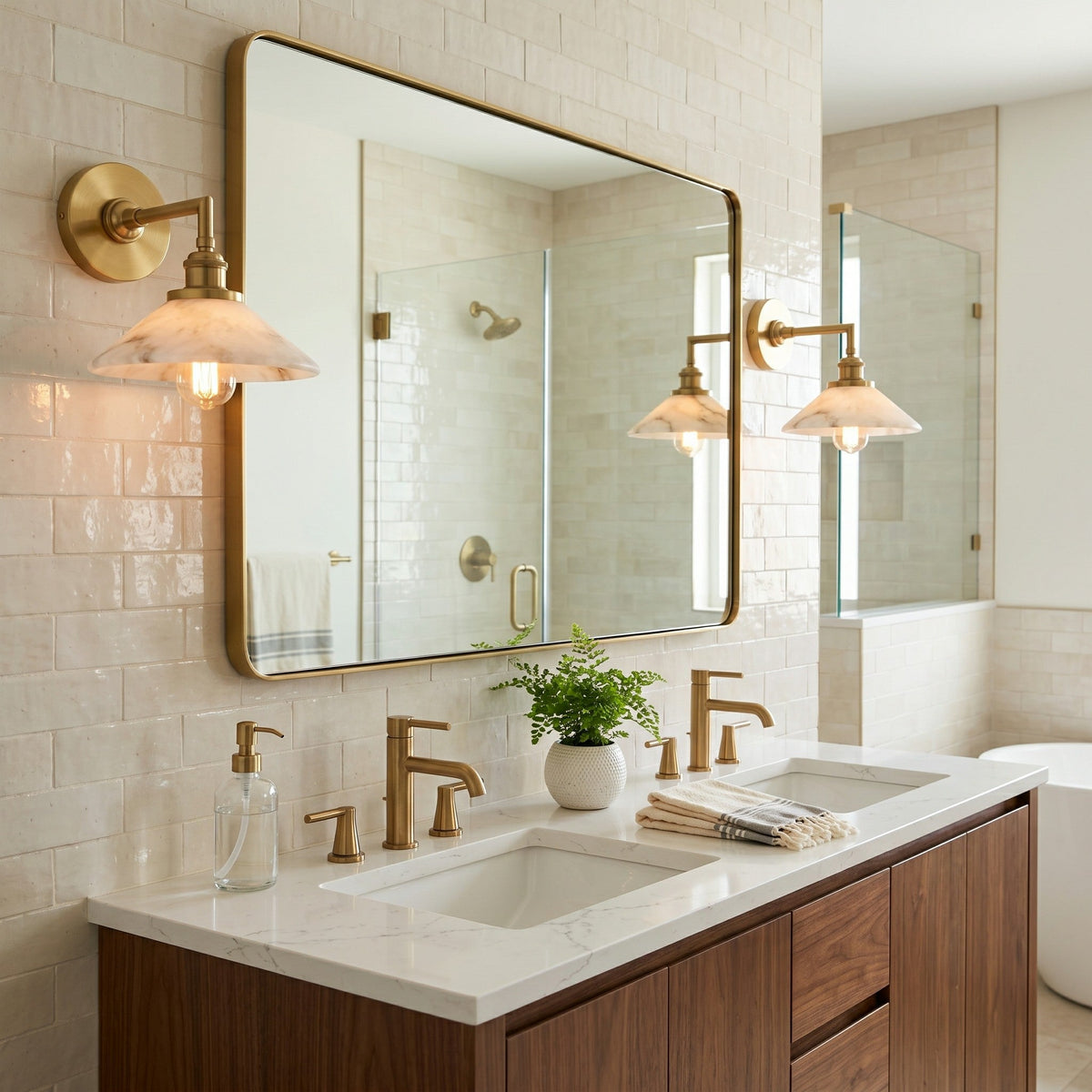 Nivenina Alabaster Wall Sconce