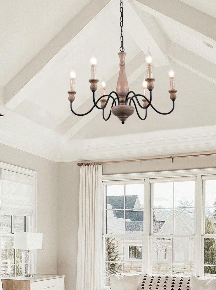 Viraarena Chandelier Farmhouse Rustic