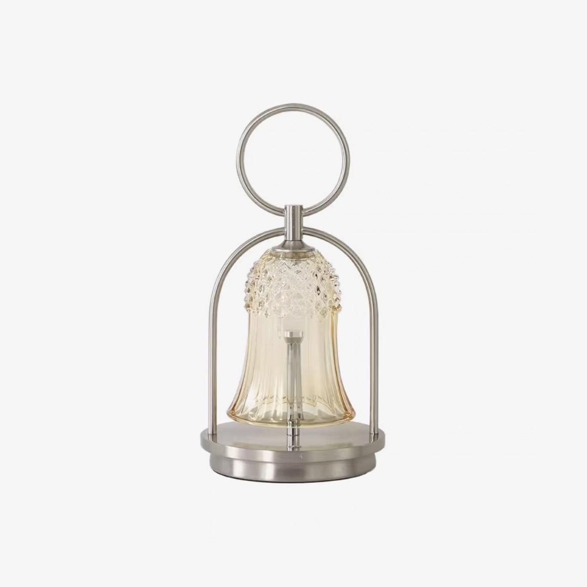Bell Vintage Glass Table Lamp