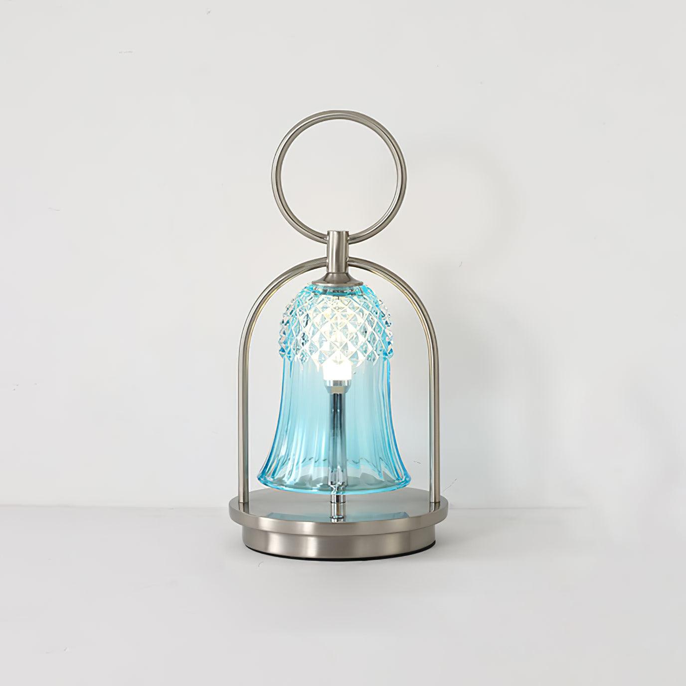 Bell Vintage Glass Table Lamp