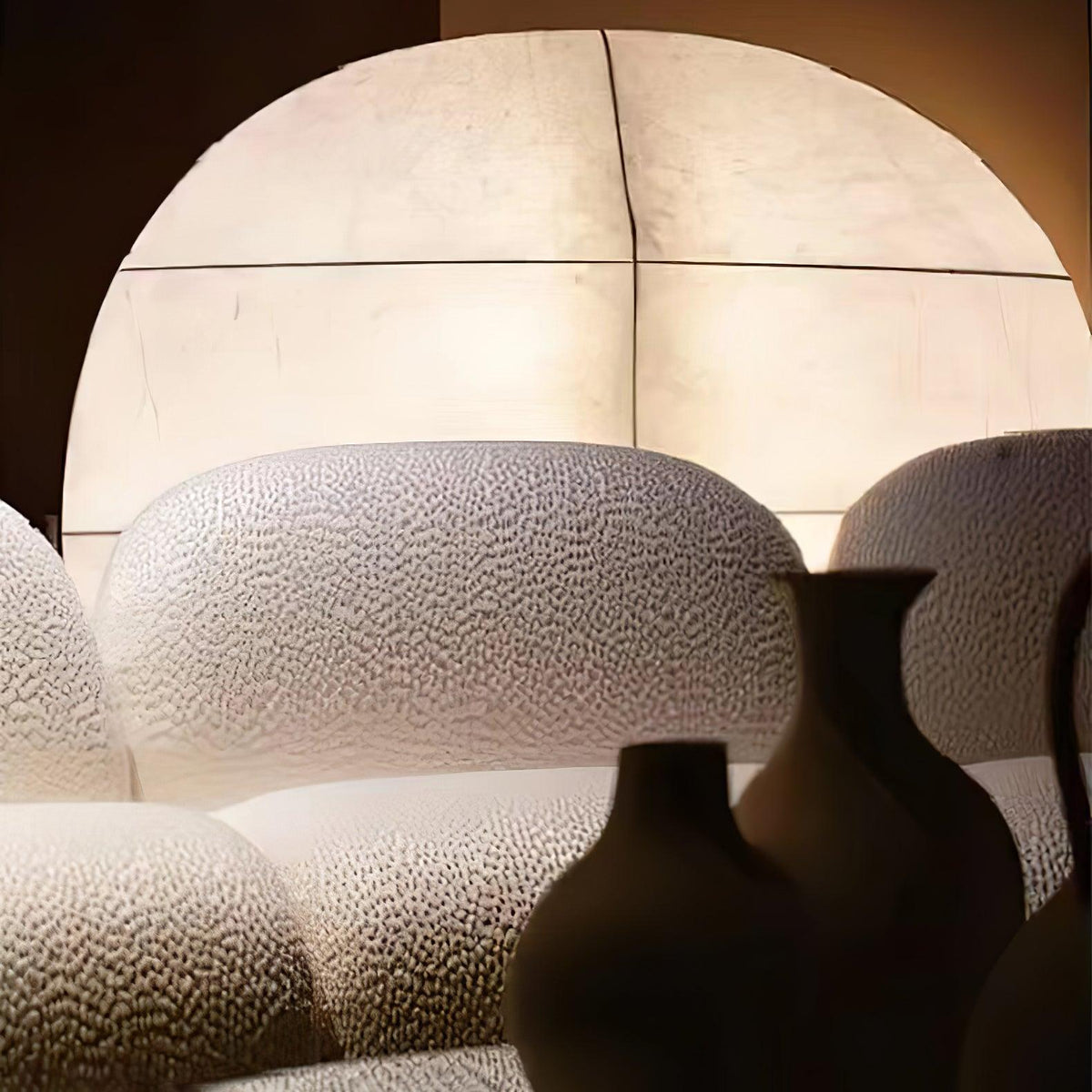 Lylaeos Organic Form Imitation Silk Wall Light