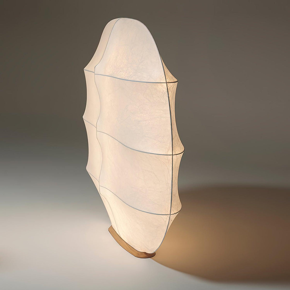 Lylaeos Organic Form Imitation Silk Wall Light