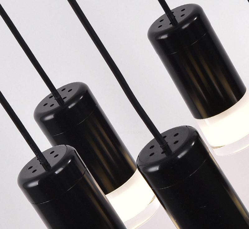 Elaalora Pendant Lamp Geometric Wire Black LED