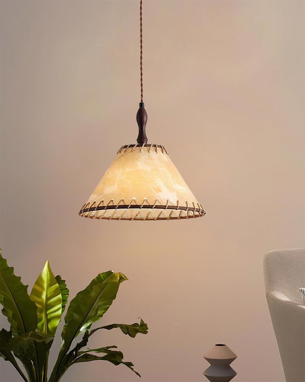 Linoena Modern Fabric Pendant Light