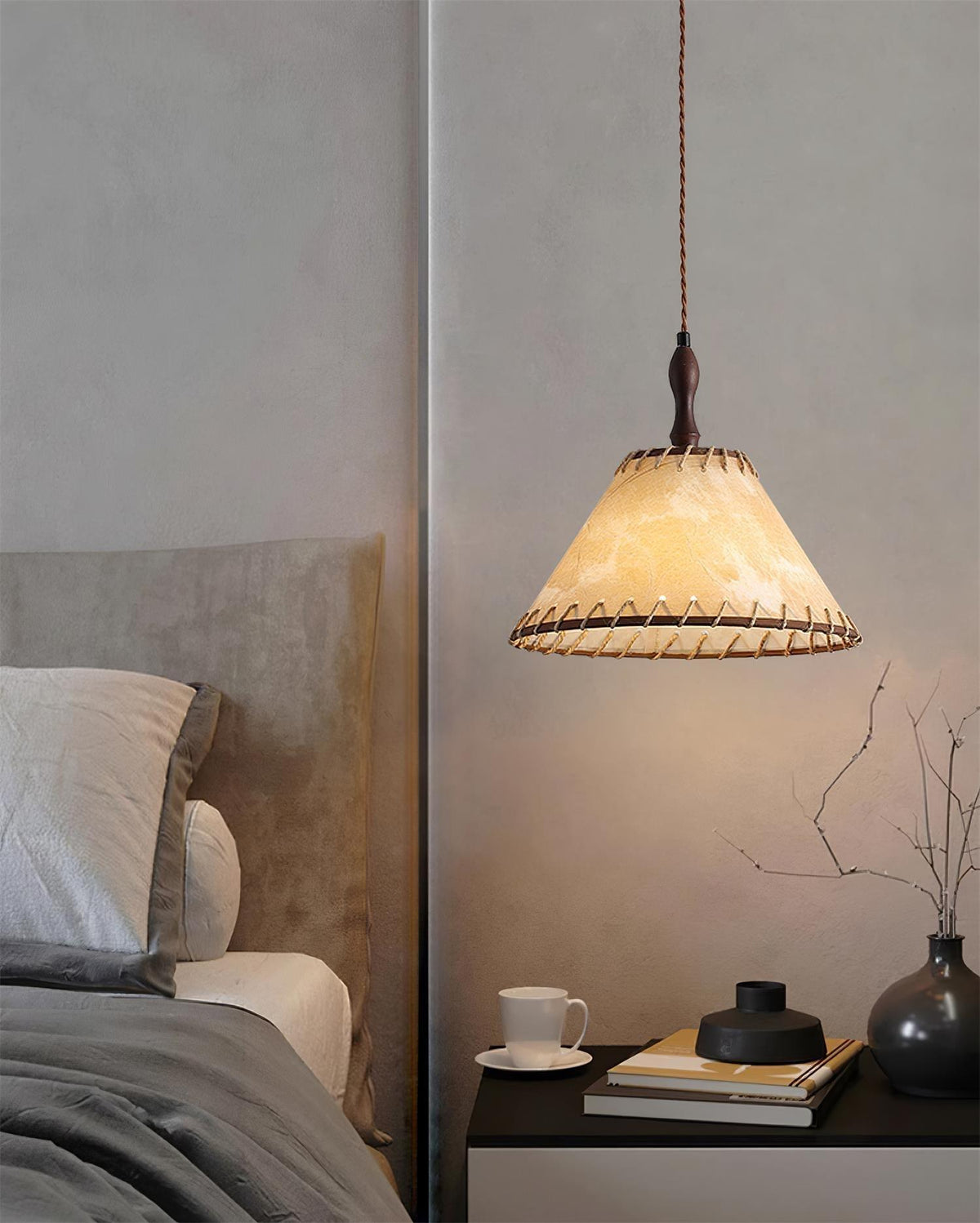 Linoena Modern Fabric Pendant Light
