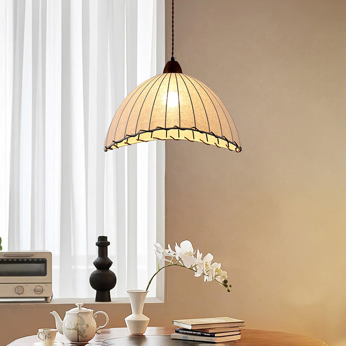 Linoena Modern Fabric Pendant Light