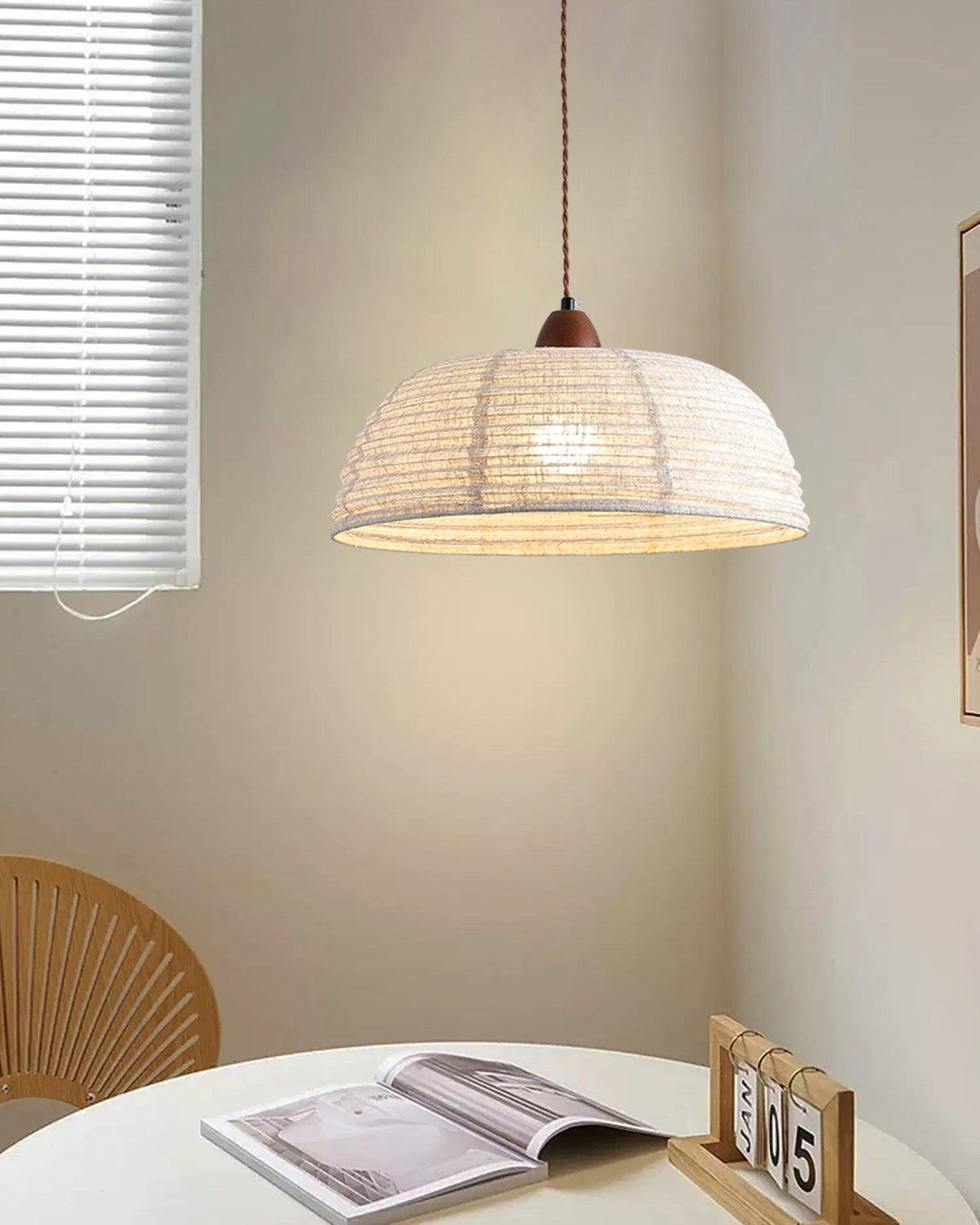 Linoena Modern Fabric Pendant Light