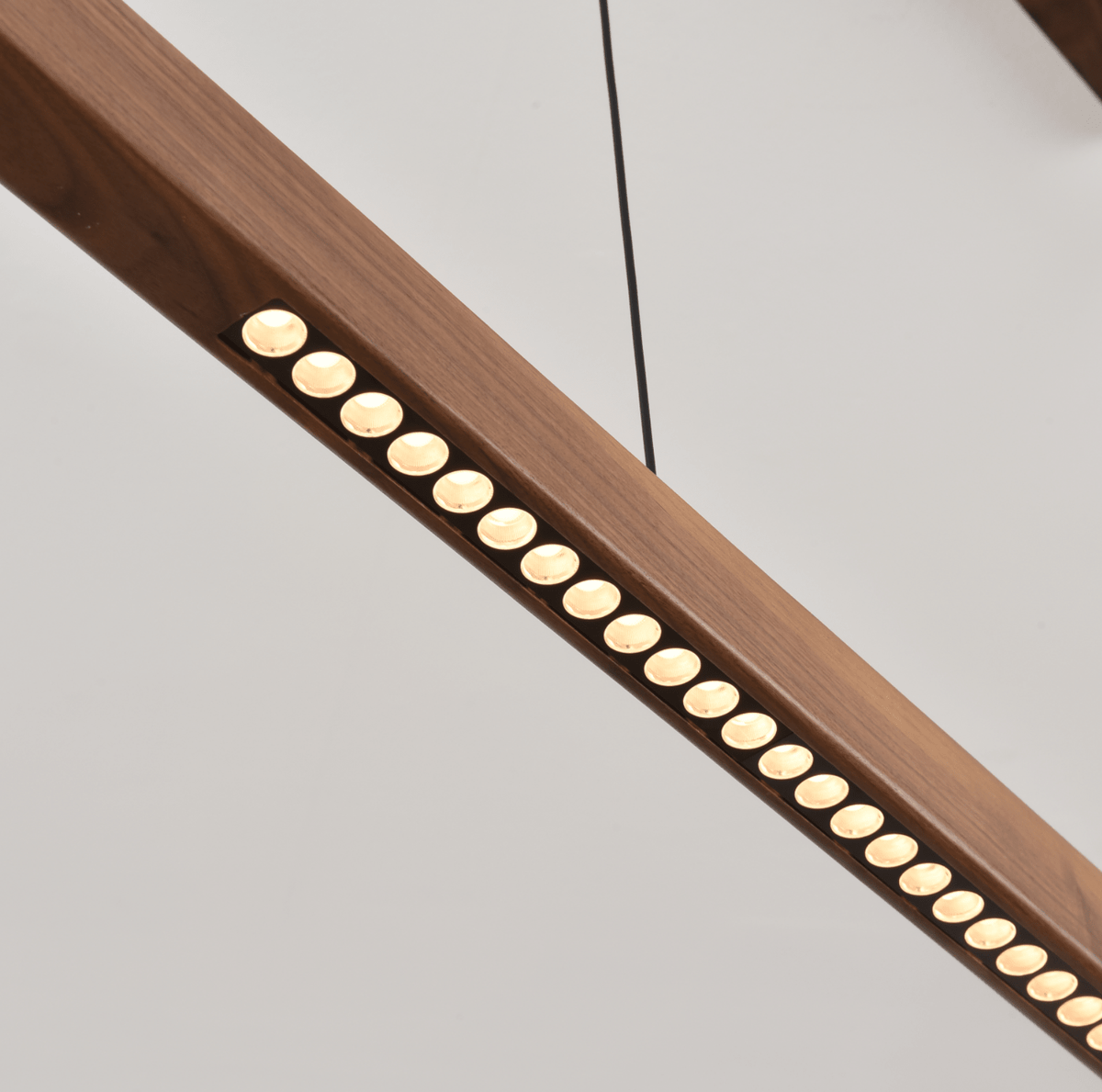 Wood Linear LED Pendant Light