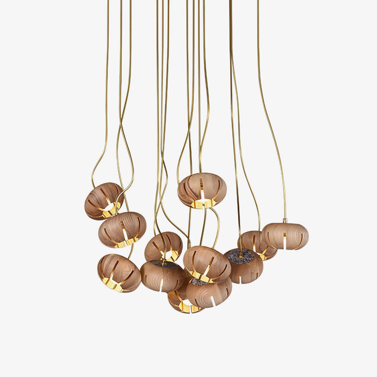 Zasorir Sculptural Marble Cluster Pendant Light