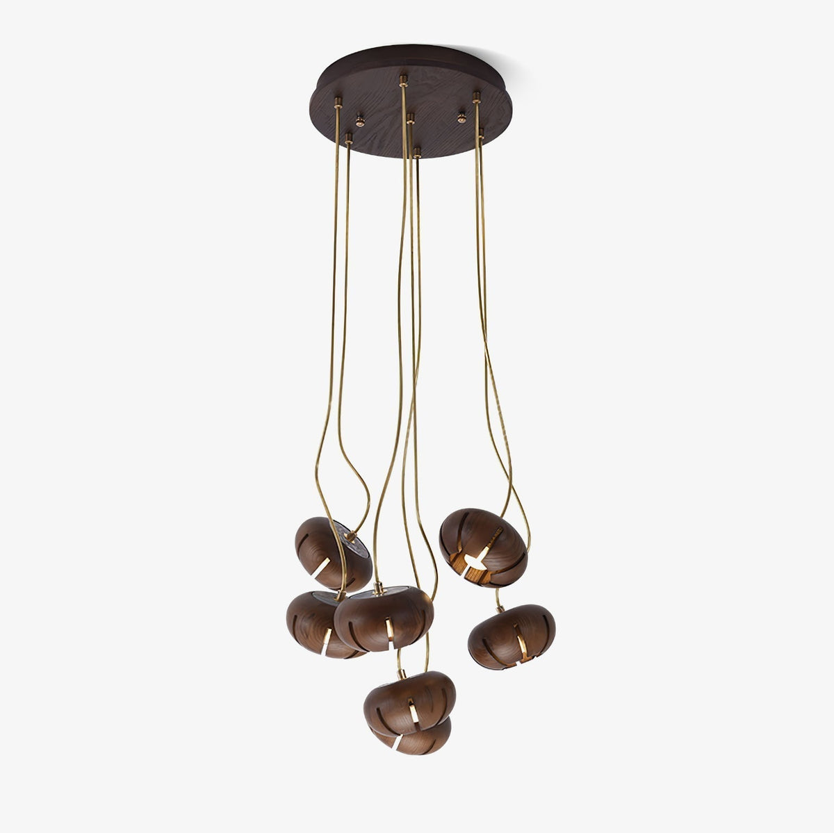 Zasorir Sculptural Marble Cluster Pendant Light