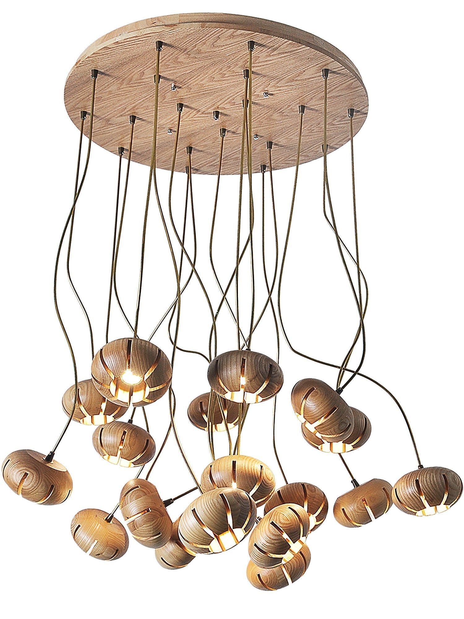 Zasorir Sculptural Marble Cluster Pendant Light