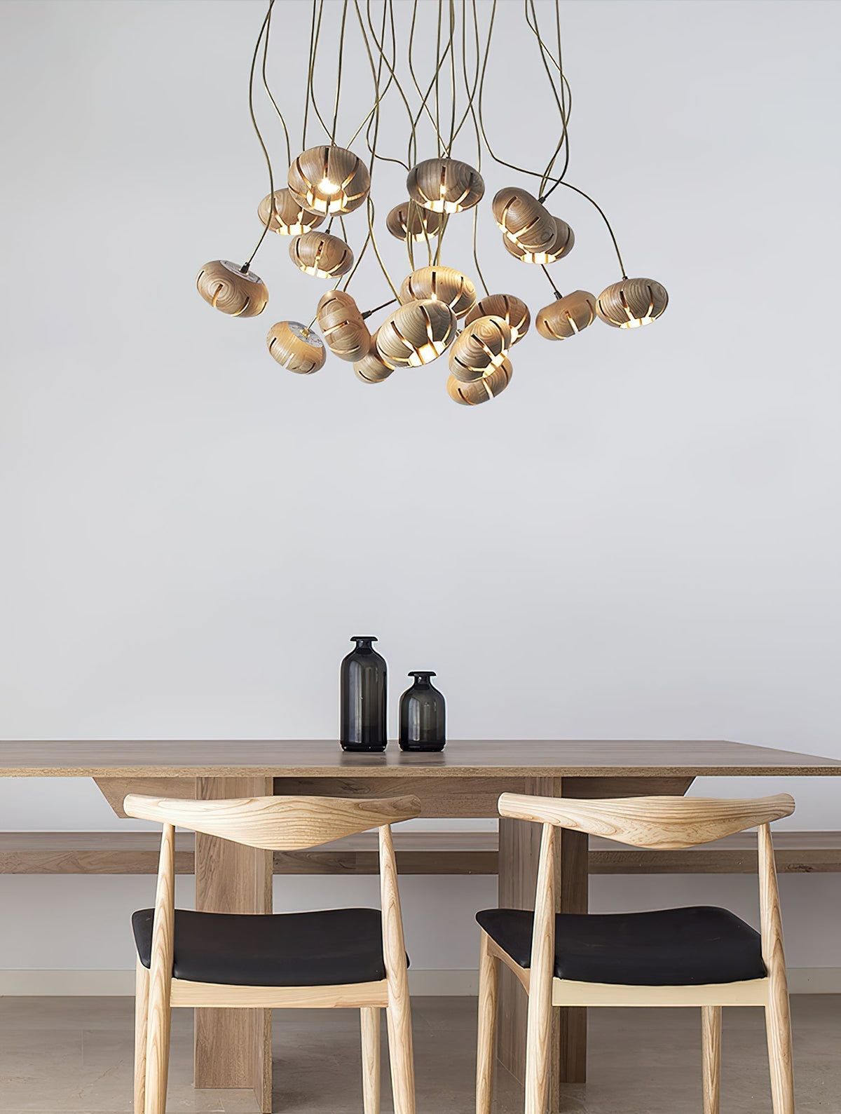 Zasorir Sculptural Marble Cluster Pendant Light