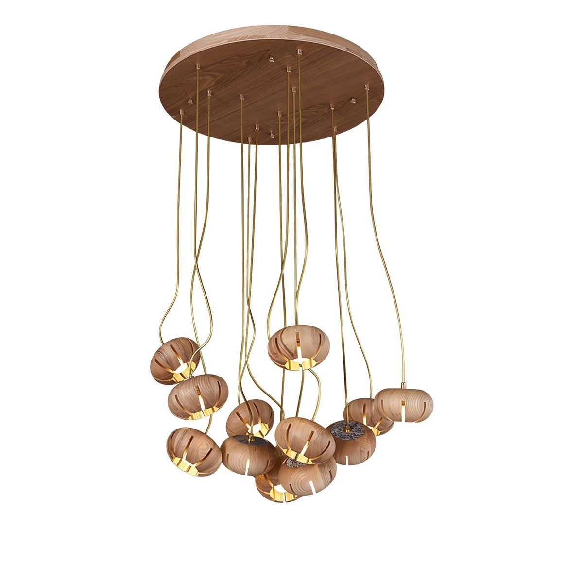 Zasorir Sculptural Marble Cluster Pendant Light