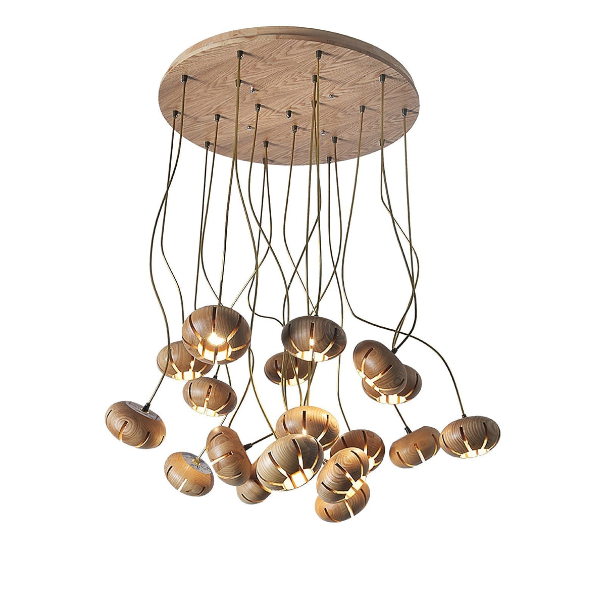 Zasorir Sculptural Marble Cluster Pendant Light