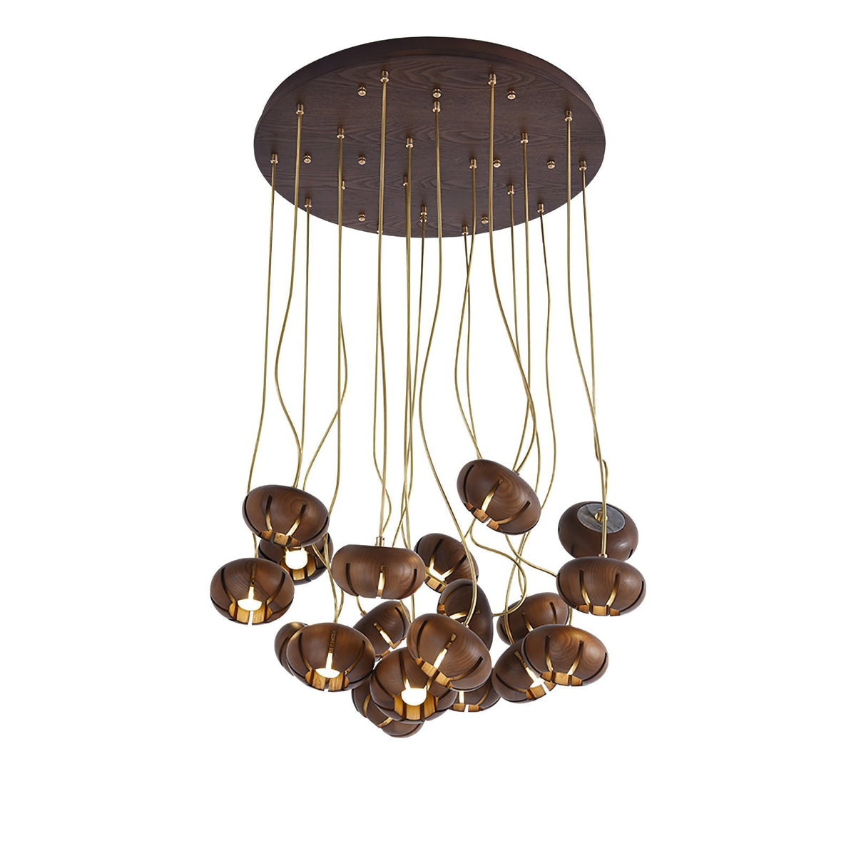 Zasorir Sculptural Marble Cluster Pendant Light