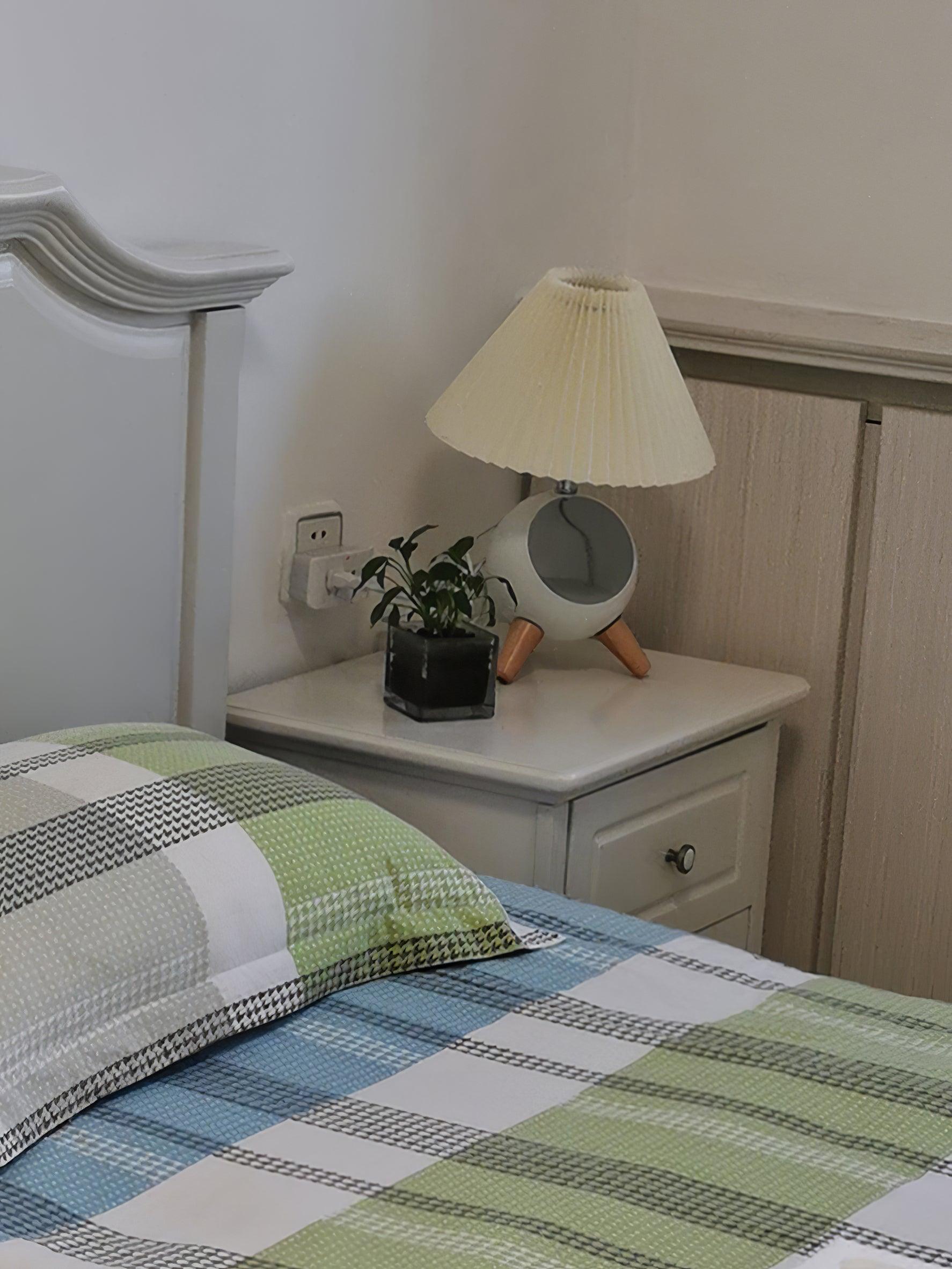 Hazelle Modern Fabric Table Lamp