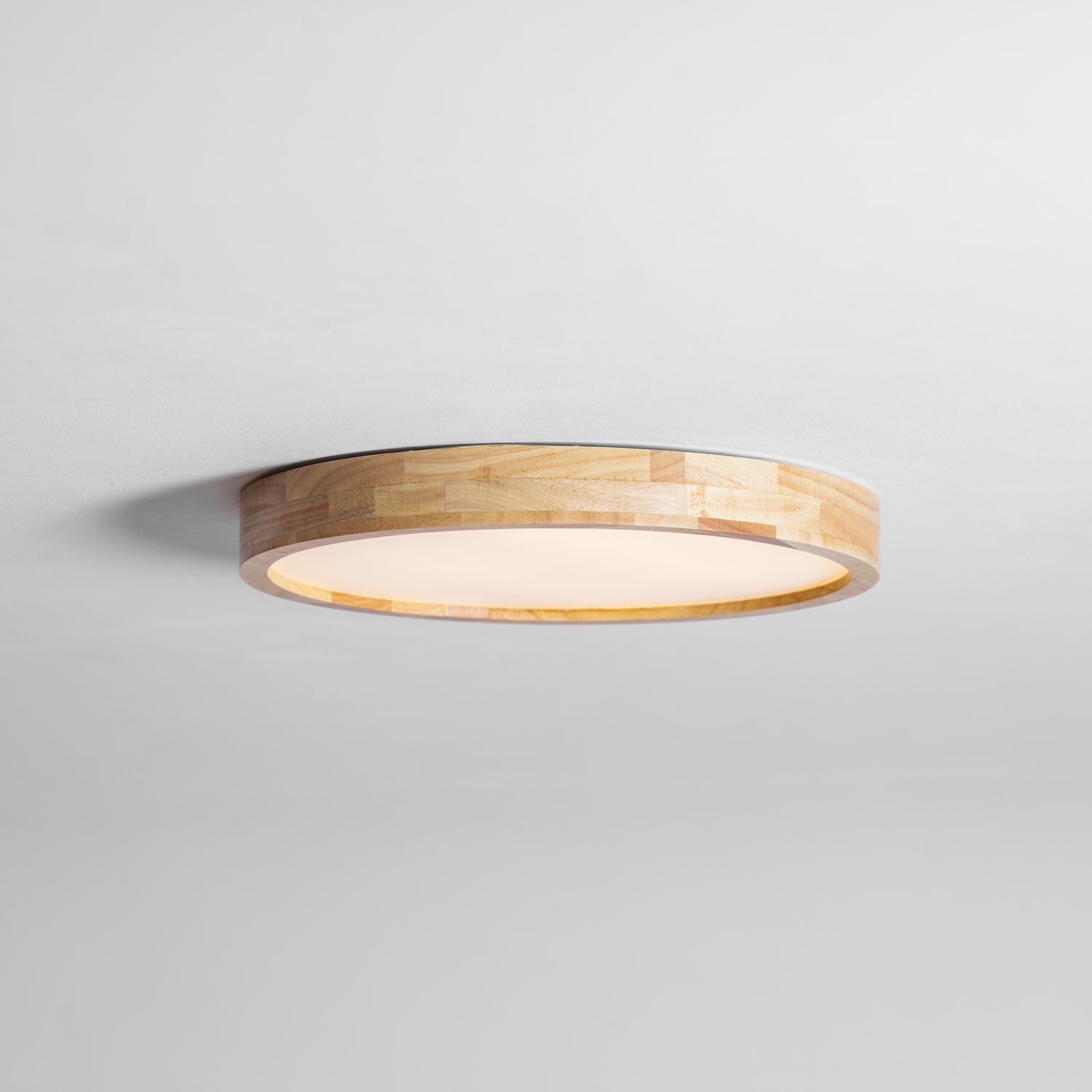 Edenford Wooden Geometric Flush Mount Ceiling Light