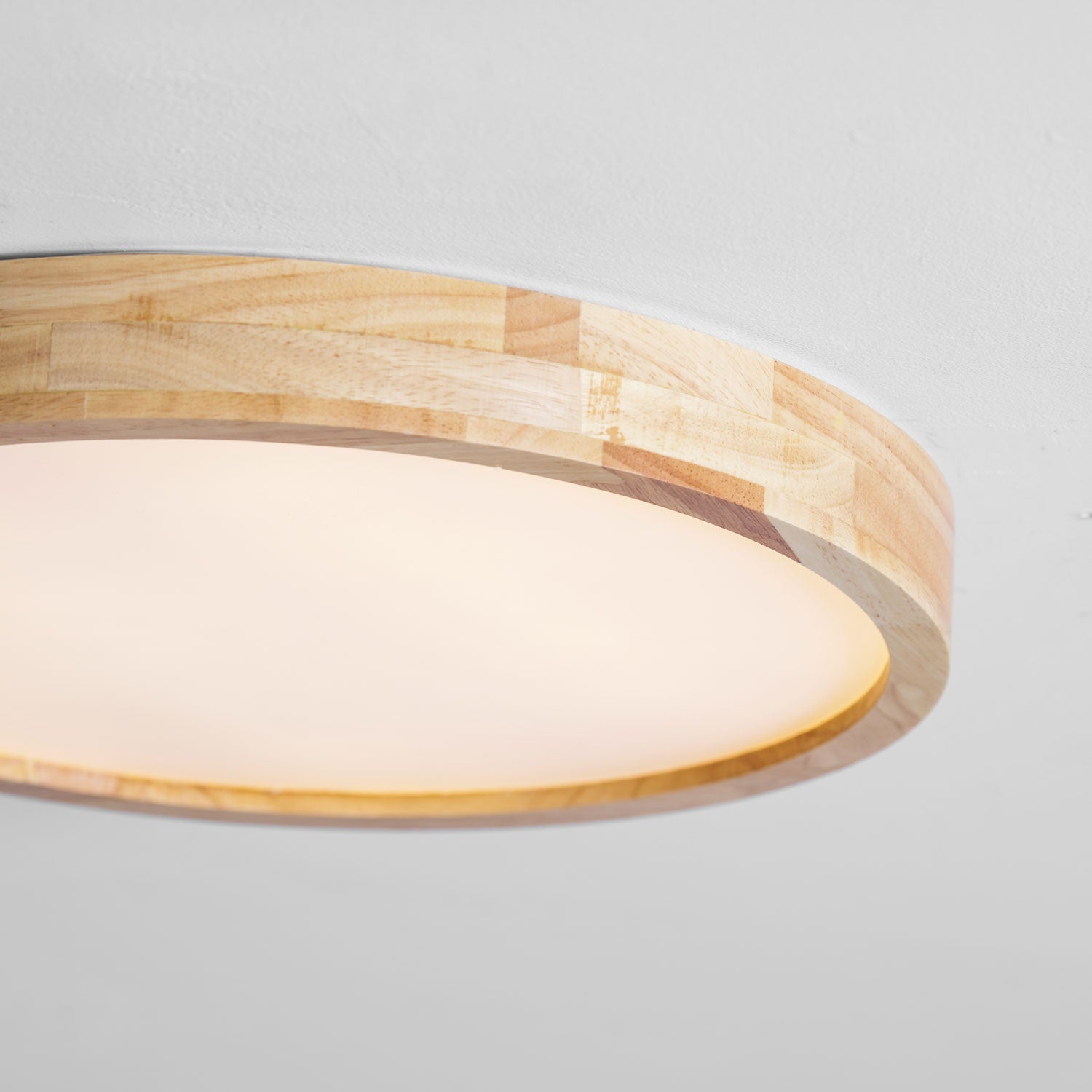 Edenford Wooden Geometric Flush Mount Ceiling Light