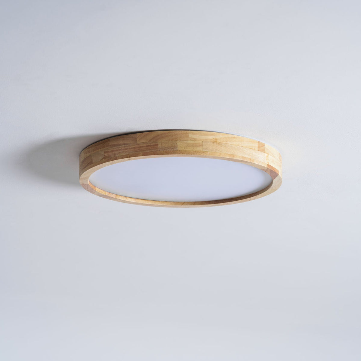 Edenford Wooden Geometric Flush Mount Ceiling Light
