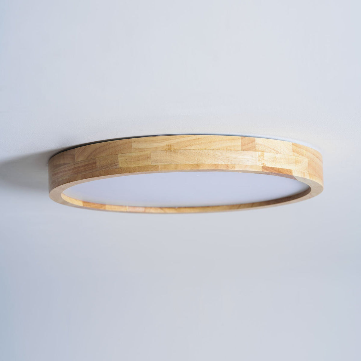 Edenford Wooden Geometric Flush Mount Ceiling Light