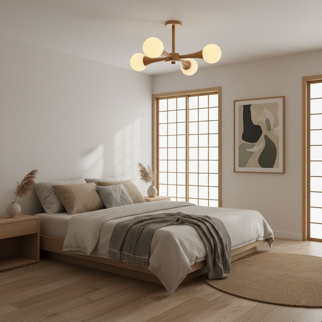 Briarshire Wooden Nera Chandelier