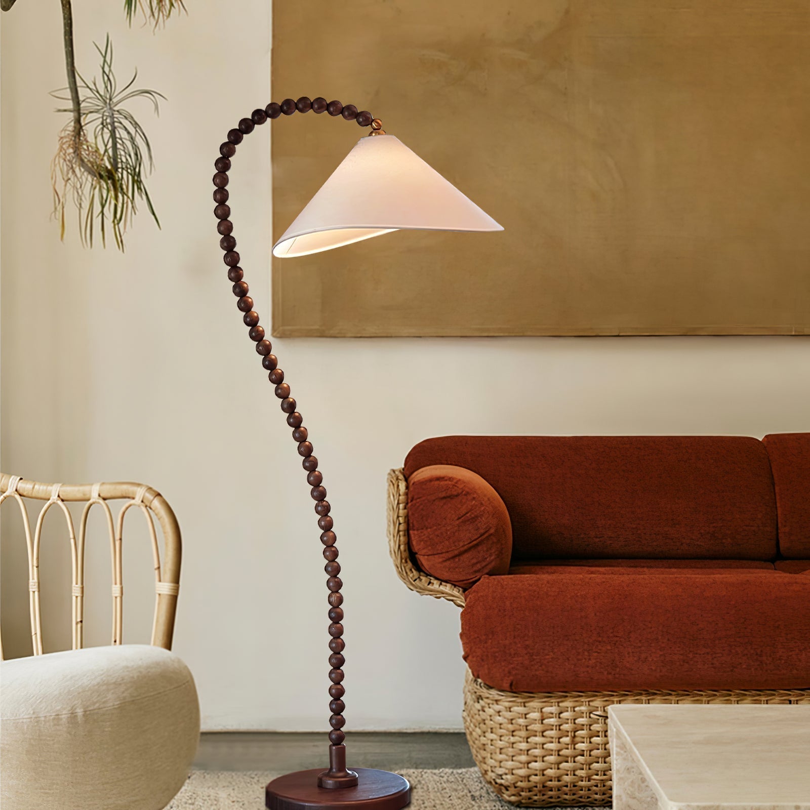 Nadia Modern Wood Floor Lamp
