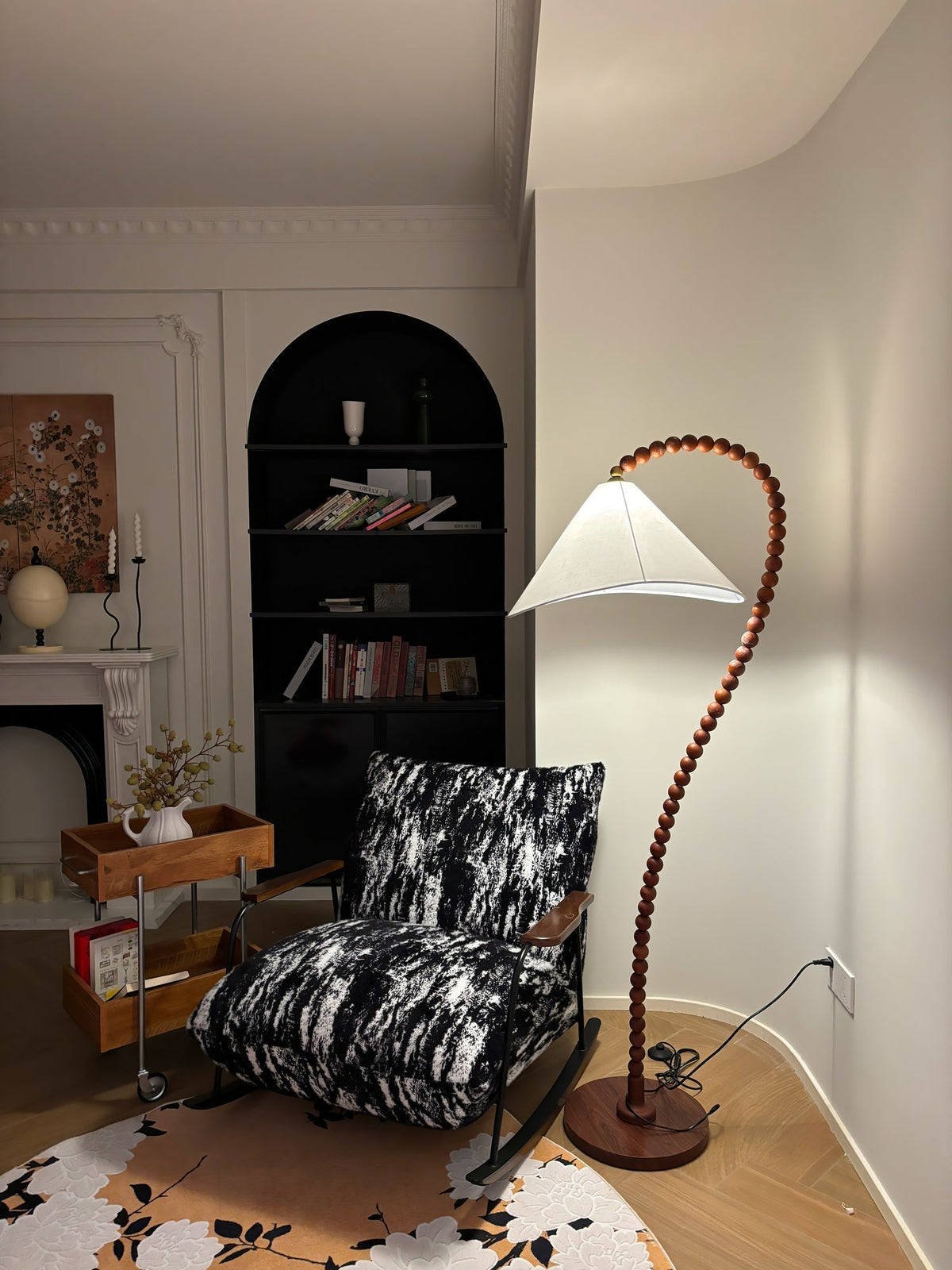 Nadia Modern Wood Floor Lamp