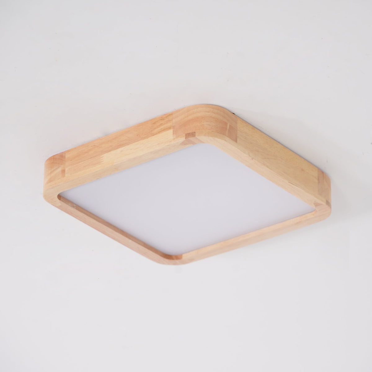 Edenford Wooden Geometric Flush Mount Ceiling Light