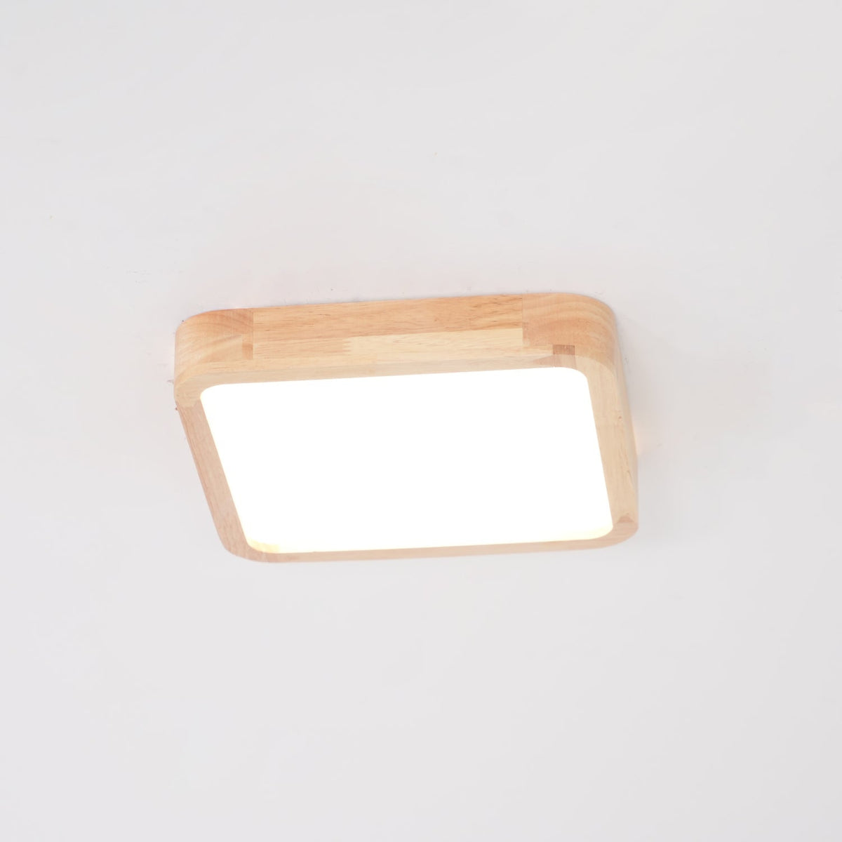 Edenford Wooden Geometric Flush Mount Ceiling Light