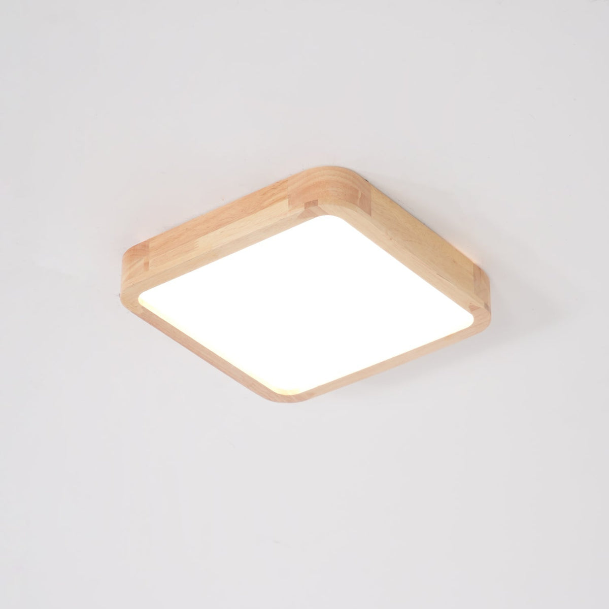 Edenford Wooden Geometric Flush Mount Ceiling Light