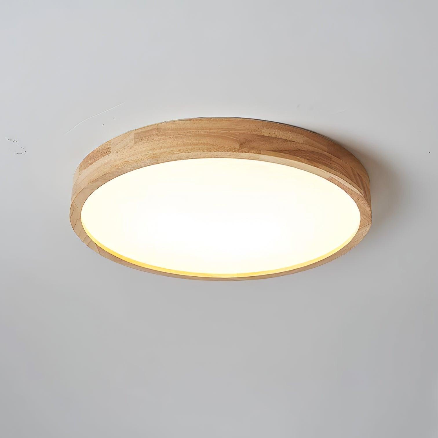 Damian Ceiling Light Wooden Geometric LED