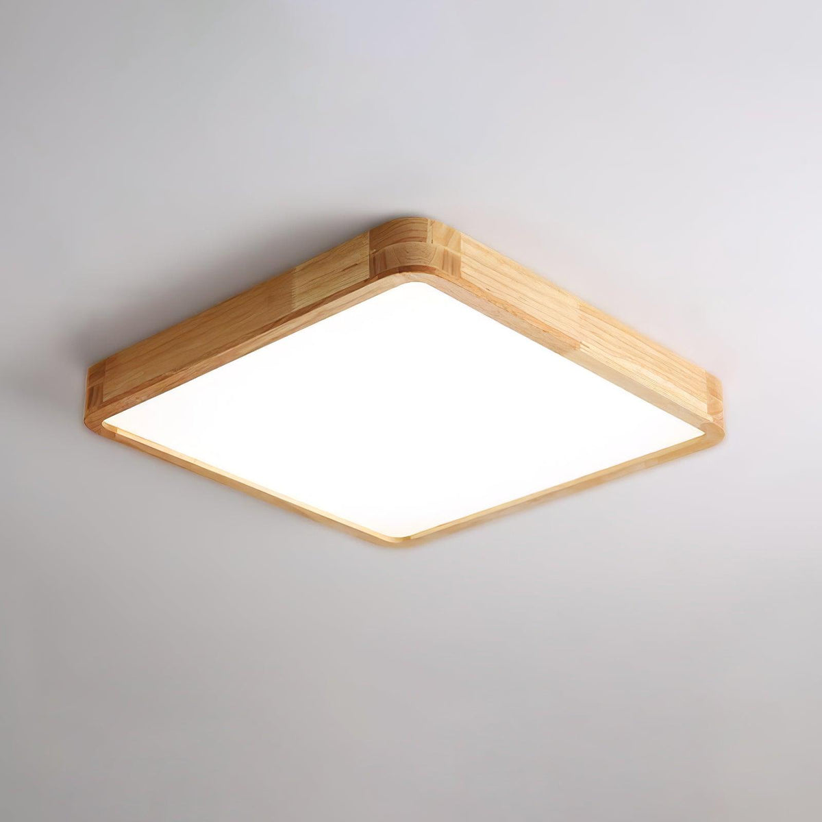 Damian Ceiling Light Wooden Geometric LED