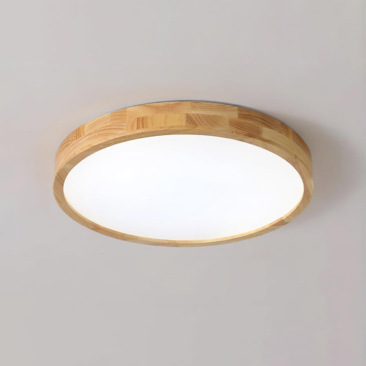 Damian Ceiling Light Wooden Geometric LED
