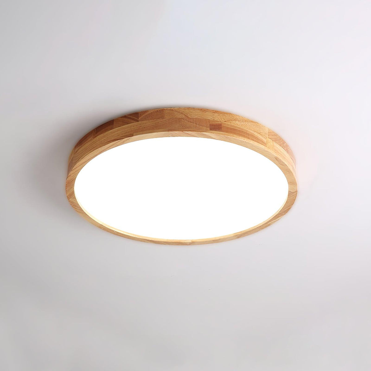 Edenford Wooden Geometric Flush Mount Ceiling Light