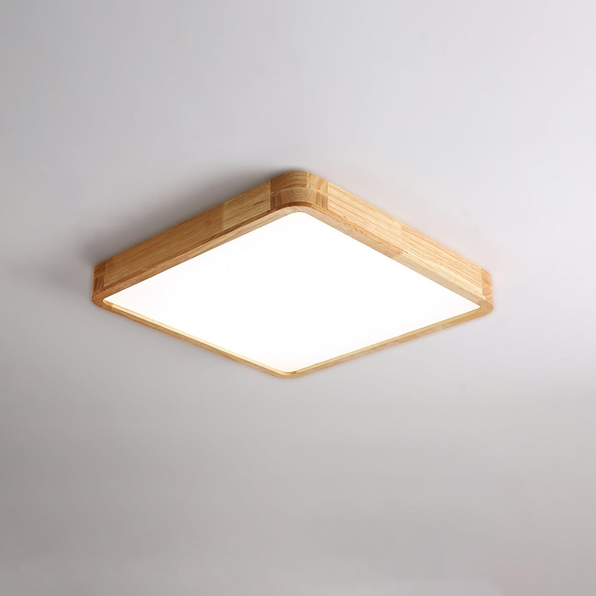 Damian Ceiling Light Wooden Geometric LED
