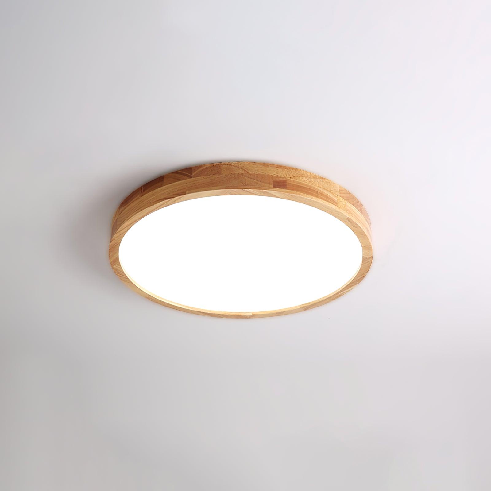 Damian Ceiling Light Wooden Geometric LED