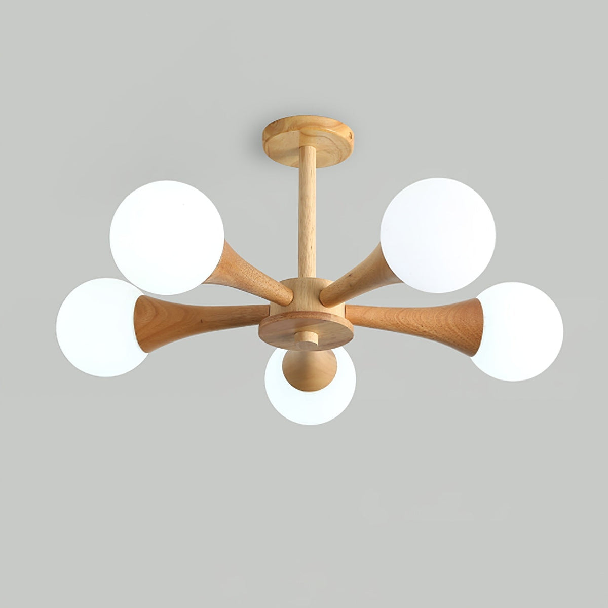 Briarshire Wooden Nera Chandelier